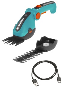 Set Gardena ComfortCut Li - Foarfeca de iarba si arbusti, 8 cm, acumulator 3.6 V