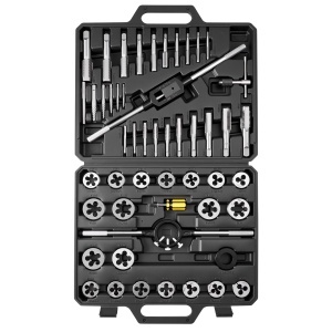 Set Gewindeschneid si Schneideisen 51 piese, M6-M24, Walzlagerstahl