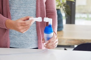 Set Inhalator OMRON YearPack pentru C102 Total, cu Mundstuck, Made in Italy - Img 3