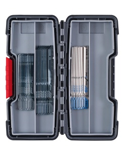 Set lame ferastrau pendular Bosch Professional 30 piese Tough Box pentru lemn si metal