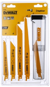 Set lame ferastrau sabie DEWALT DT2445-QZ 12 piese Bi-Metal cutie depozitare - Img 4