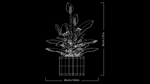 Set LEGO Botanicals Friedenslilie 11504, 474 piese, decoratiune interioara - Img 7