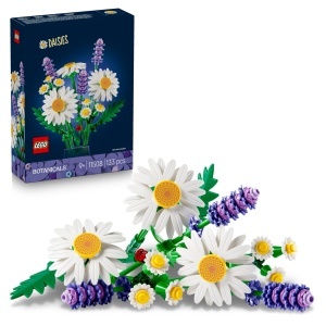 Set LEGO Botanicals Gaseblaut - 133 piese, decorativ, pentru copii de peste 9 ani