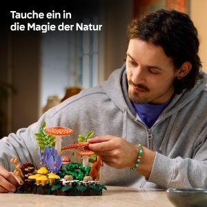 Set LEGO Botanicals Waldpilze - Plante artificiale pentru decor - 806 piese - Img 3