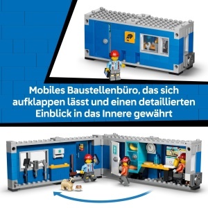 Set LEGO City - Camion basculant si incarcator cu 3 figurine, 1132 piese - Img 5
