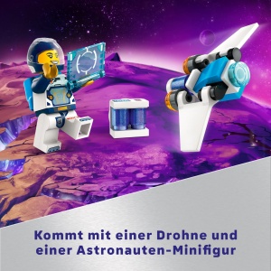 Set LEGO City Raumschiff 60430 cu astronaut si drone, 240 piese, pentru copii 6 - Img 6
