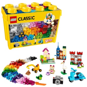 Set LEGO Classic - Cutie Mare cu Piese, 33 Culori, pentru Copii de la 4 Ani