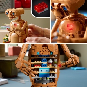 Set LEGO E.T. Extra-Terrestrial 21370, 1226 piese, figurina extraterestra - Img 4