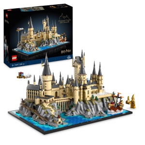 Set LEGO Harry Potter Castelul Hogwarts 76419 pentru adulti 2660 piese cu turnuri si detalii iconice