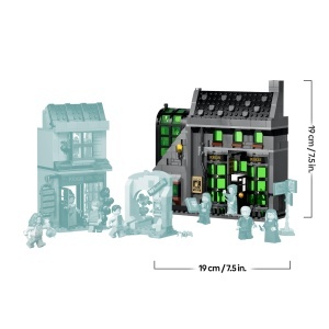 Set LEGO Harry Potter - Magazinul Borgin si Burkes si Kesselladen, 8 Minifigurine - Img 9