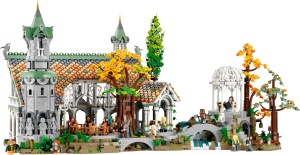 Set LEGO Icons Der Herr der Ringe Bruchtal 10316, 6167 piese, 15 minifigurine - Img 9