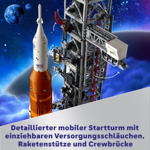 Set LEGO Icons NASA Artemis Startrampe 10341, 3601 piese, model detaliat, decorativ - Img 3