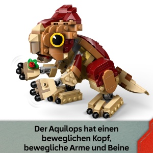 Set LEGO Jurassic World Babydinosaurier Dolores Aquilops, 339 piese, pentru copii de la 7 ani - Img 3