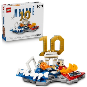Set LEGO Kylian Mbappe 43013 - Model 3D cu Minifigur, 490 piese, Cadou pentru Sportivi - Img 1