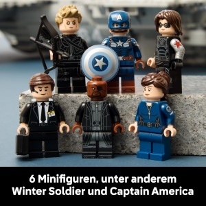 Set LEGO Marvel S.H.I.E.L.D. Helicarrier 3057 piese cu 6 minifigurine - Img 6