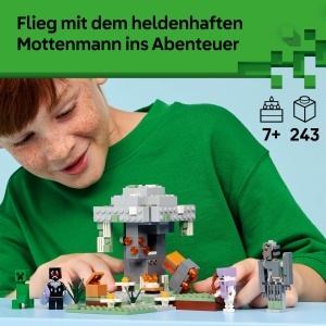 Set LEGO Minecraft Blasser Garten 21586 - 243 piese, pentru copii 7 ani - Img 2