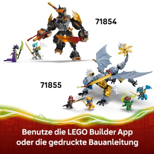 Set LEGO NINJAGO Cole Action-Mech 71854 cu 3 Minifiguri si Accesorii - Img 7