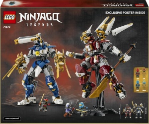 Set LEGO Ninjago Die Zwillings-Titanmechs 71870, 1707 piese, 2 figurine, 26 cm - Img 11