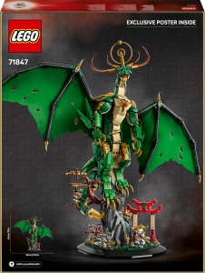 Set LEGO Ninjago - Dragonul Pazitor 71847, 1650 piese, 48 cm inaltime - Img 12