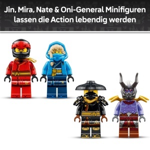 Set LEGO NINJAGO Duell cu Ultradrachen 71872 - 2178 piese, 4 figurine, dragon mobil - Img 6