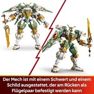 Set LEGO Ninjago Lloyd Titan-Mech 71860, 1292 piese, cu 3 figurine - Img 5