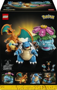 Set LEGO Pokemon Bisaflor, Glurak si Turtok 72153, 6838 piese, 3 figurine - Img 9