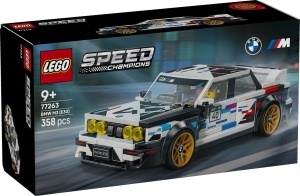 Set LEGO Speed Champions BMW M3 E30 - 358 piese, 1 minifigur, design autentic - Img 7
