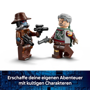 Set LEGO Star Wars 75437 Cobb Vanth Speeder cu 2 Figurine, 207 Piese, Interactiv - Img 5