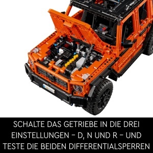 Set LEGO Technic Mercedes-Benz G 500, 2891 piese, model detaliat pentru adulti - Img 4