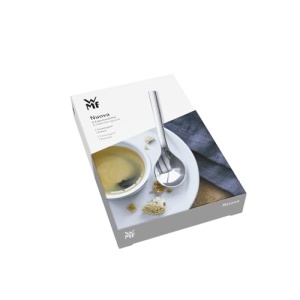 Set linguri espresso WMF Nuova 6 bucati lingura espresso Cromargan din otel inoxidabil lustruit pentru masina de spalat vase L 11 cm - Img 7
