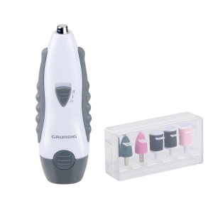 Set Manichiura si Pedichiura Grundig MP 6910 - 5-in-1, AlbGri, Cablu
