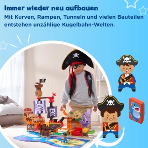 Set Marble Rush VTech Piratenschiff - 143 piese, cu canona - Img 3