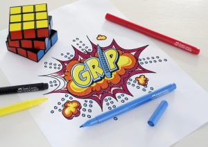 Set Markere Faber-Castell Grip Colour, 30 Bucati, Tinta pe Baza de Colorant Alimentar - Img 2