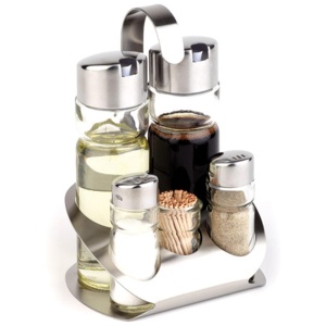 Set Menaj PRO APS 40480, 13 x 11 cm, 5 piese, inox mat