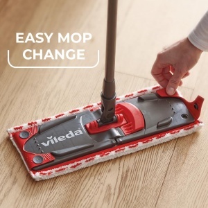 Set mop Vileda Ultramax Care - cu microfibre reciclate, ideal pentru parchet si laminat - Img 4