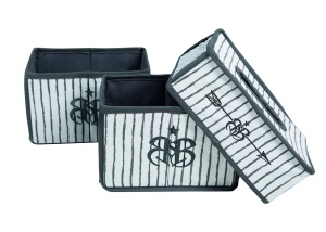 Set organizator ingrijire Rock Star Baby 3, 3 piese, 2 cutii pentru scutece si accesorii