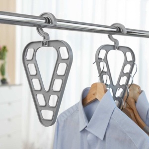 Set organizator pentru umerase InnovaGoods Orzer, 2 piese, gri, design practic - Img 3