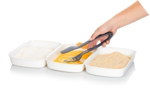 Set Panierschalen Tescoma PRESTO 3 piese cu Zanga, Plastic, Antiderapant - Img 6