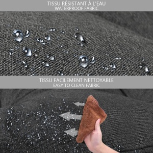 Set Perne pentru Paleti VOUNOT, Waterproof, 120x80 cm, Gri - Img 4