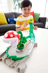 Set Pista Hot Wheels Mario Kart Piranhapflanzen cu Masinuta Die-Cast, Multicolor - Img 2