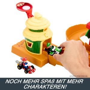 Set pista Hot Wheels Super Mario Bros. - Dschungel-Konigreich cu masinuta Mario 164 - Img 5