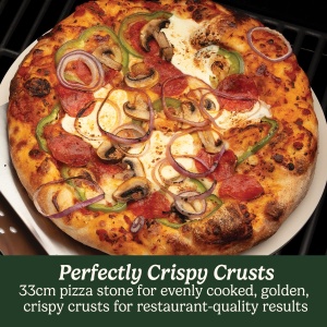 Set Pizza Grill Cuisinart 3 piese - Pizzastein 33 cm, Pizzaschaufel si Pizzaschneider - Img 3