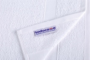 Set prosoape de baie Todocama, 100 bumbac, 550 gm, alb - Img 2