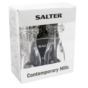 Set rasnite sare si piper Salter 7606 CLXR mecanism ceramica diamant reglabil BPA-Free - Img 5