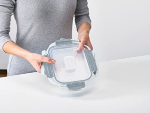 Set recipiente alimentare Joseph Joseph Nest Lock 5 piese design compact albastru - Img 8