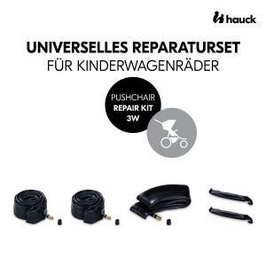 Set reparatie carucior Hauck Pushchair Repair Kit 3W 2x 16 inch 1x 12 inch inclusiv levier Negru - Img 2