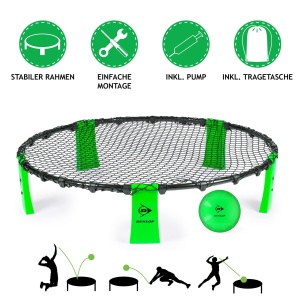 Set Spyderball Dunlop, 90 x 20 cm, complet cu runda, mingea si pompa - Img 2