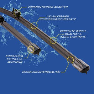 Set stergatoare MICHELIN Perfect Fit 550400mm 290mm pentru Dacia si Renault - Img 3