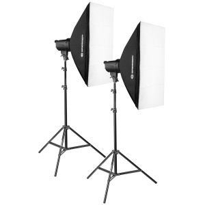 Set Studioblitz Bresser BRT-200, 200W, 2 Softboxuri 50x70cm - Img 5