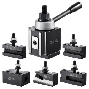 Set suport scule VEVOR 250-1006 6 piese pentru strunguri mini si metalice otel durabil - Img 9